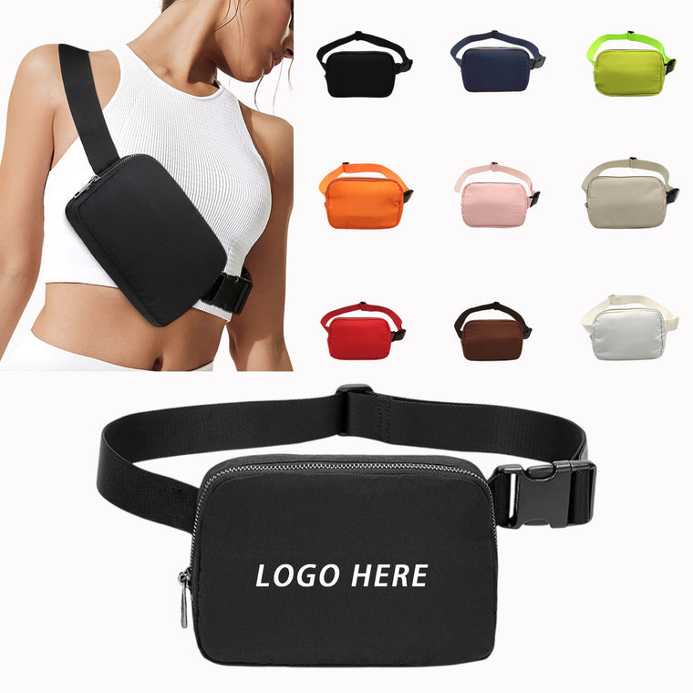 Cross Body Zipper Belt Bag