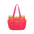 Large Capacity Pocketed Beach Swimming Mesh Tote Bag