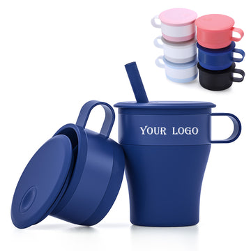 16Oz. Silicone Foldable Reusable Travel Cup