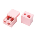 Square Pencil Sharpener With Two Holes