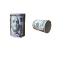 Round Tin Money Box