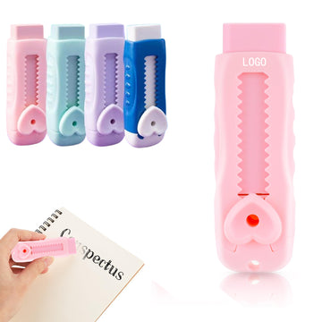 Pencil Push Pull Rubber Eraser