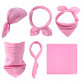 Solid Color Versatile Handkerchief Square Towel