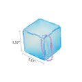 Transparent Acrylic Square Keychain Cube Pendant