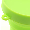 6oz Foldable Silicone Travel Camping Cup with Lid