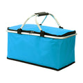 Collapsible Insulated Picnic Basket with Sturdy Handle