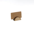 Natural Wood Log Card Holder