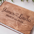 Wooden Personalized Guestbook