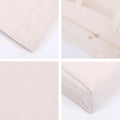 Zipper Large Capacity Canvas Tote Bag Shopper