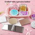 Folding Double-Sided Glitter Mirror