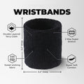 Super Soft Terry Cloth Sweat Wristbands for Sports