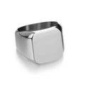 Stainless Steel Square Signet Ring