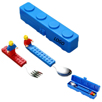 Creative Building Block Utensils For Kids
