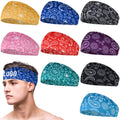 Sports Headband Features Paisley Patterns