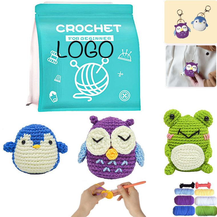 Beginners Crocheting Kits DIY Art Woven Wool Dolls