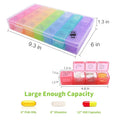 Weekly Pill Dust-Proof Travel Organizer