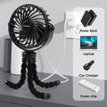 Flexible Tripod Clip-On Fan