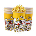 32 OZ Paper Popcorn Containers for Party and Movie Night