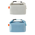 Foldable Oxford Cloth Insulated Lunch Bag With Zipper Closure