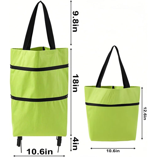 2-in-1 Foldable Shopping Cart