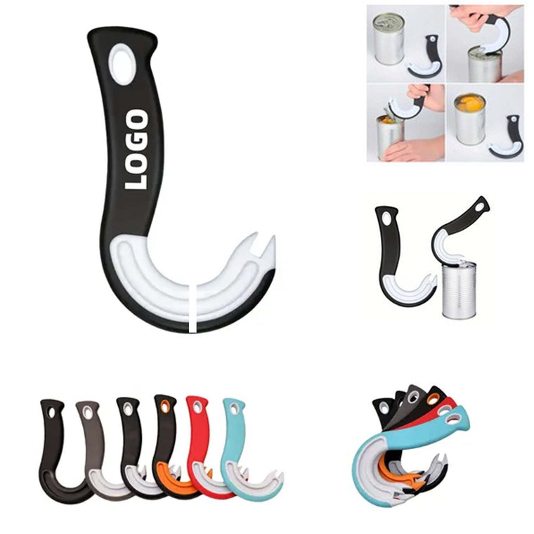 Easy Pull J-Shaped Can Opener