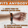 Adjustable Paracord Bracelet With Whistle