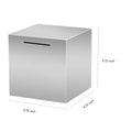 4.7 Inch Stainless Steel Savings Bank