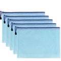 A4 Size Transparent Mesh Zipper File Bag
