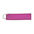 Purple Embroidery Tag Keychain