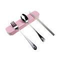 Stainless Steel Cutlery Set With Portable Case