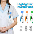 4 In 1 Clip-On Badges With Ballpoint Pens
