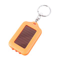 Mini Portable Solar Power Flashlight Keychain W/ 3 LED Light