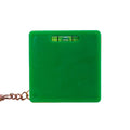 Square Measuring Tape Keychain With Level