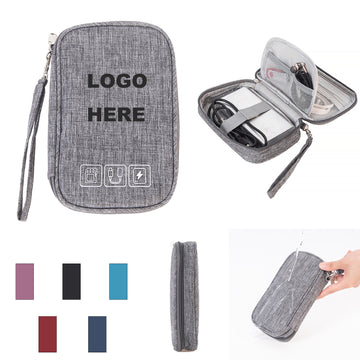 Hand-Held Mini Data Cable Storage Bag