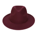 Custom Polyester Jazz Fedora Hat With Multi-Color Logo