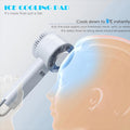 Cooling Handheld Fan With Ice Rubbing Pad