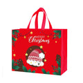 Christmas Non-Woven Fabric Shopping Bag With Lamination