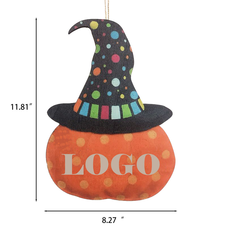 Halloween Decorative Wood Pumpkin