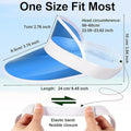 Unisex Sun Visors Plastic Clear Cap