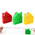House Shape Tape Measure With Key Chain