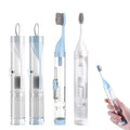 3-In-1 Portable Folding Travel Soft Bristle Toothbrush Set