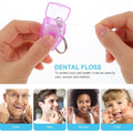 Tooth Shape Portable Key Chain Biodegradable Dental Floss