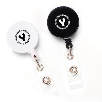 Metal Id Card Badge Reel Holder Clip