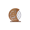 Wooden Rotating Perpetual Calendar