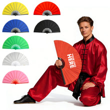 Double Sided Bamboo Tai Chi Performance Fan