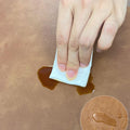 Pu Leather Round Placemat Heat Resistant Washable