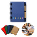Spiral-Bound Pocket Notebook With Pen Holder