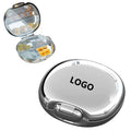 Stylish Electroplated Pill Organizer with 6 Compartments