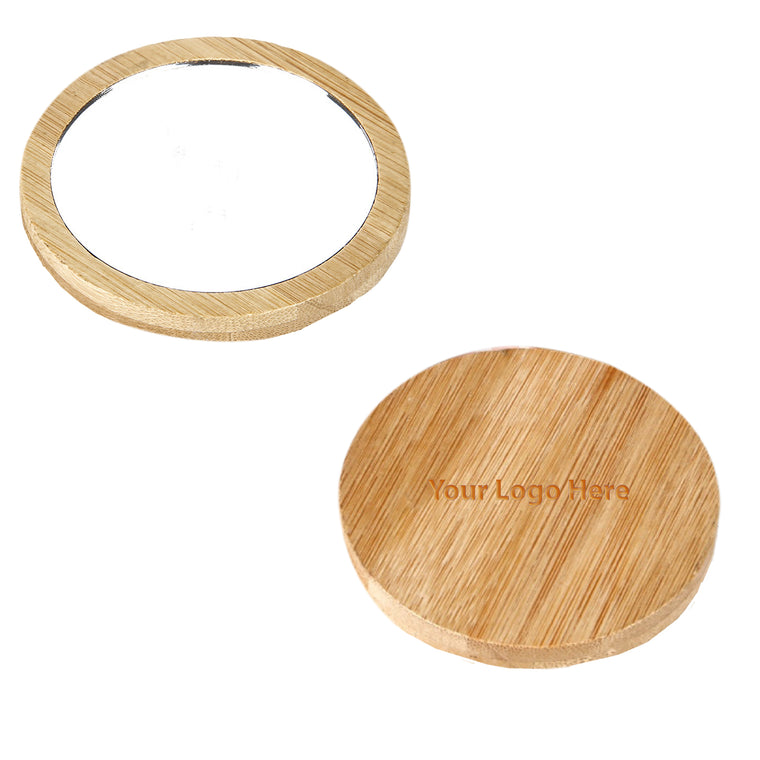 Small Wood Makeup Mirrors
