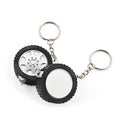 Tire-Shaped Tape Measure Keychain